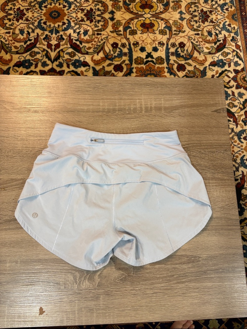lululemon athletica Light Blue Women’s Skort with Back Zip Pocket